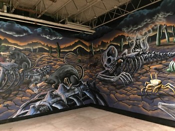 Mural by George Eberhardt of the Cultura Collective