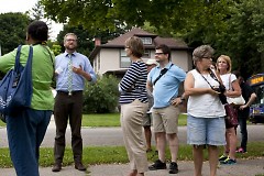Summer photo walk with Steve Faber of Friends of Grand Rapids Parks as tour guide and Steven Depolo as photo guide.