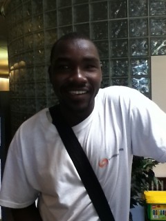 Jamal at a job skills training at Bethany Christian Services!