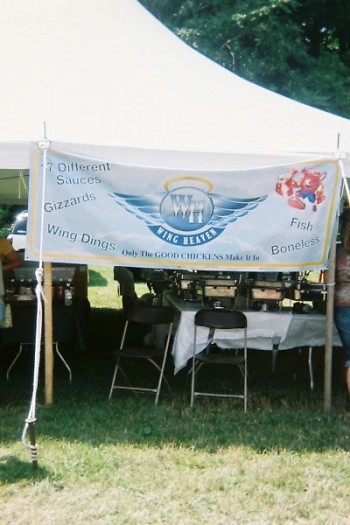 Wing Heaven booth at Taste of Grand Rapids 2011