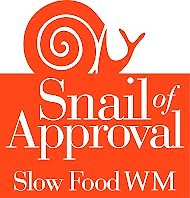 This "Snail of Approval" recognition is awarded to various businesses which adhere to the Slow Food philosophy