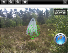 The Spectrek app uses augmented reality to get people out exploring open spaces in search of ghosts