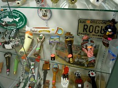 Fifty different dealers fill Eastown Antiques with an ever-changing stock of rarities, like this collection of tap handles.