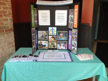 Informational booth for CTC at The MItten