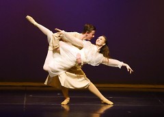 CARE Ballet dancers performing as Ma and Pa.