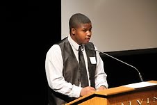 Tyrell Jamison shares his story in a rap.