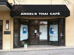 Exterior of Angel's Thai Café
