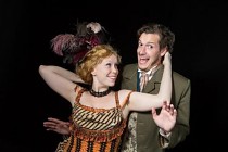 Megan Prangley and Andrew Steward in The Comedy of Errors